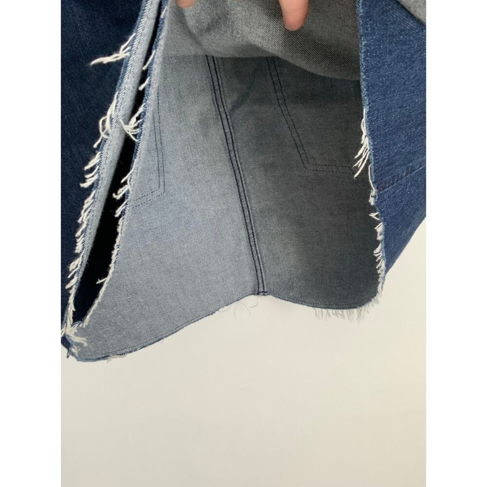 Madewell Raw Hem Wrap Skirt size 14 - Picture 3 of 7
